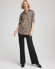 Chico's Women | Petite Juliet Full-Length Ponte Pants BLACK