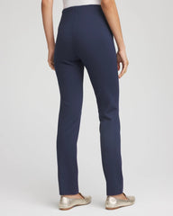 Chico's Women | Petite Juliet Slim Trim Detail Pants PASSPORT BLUE
