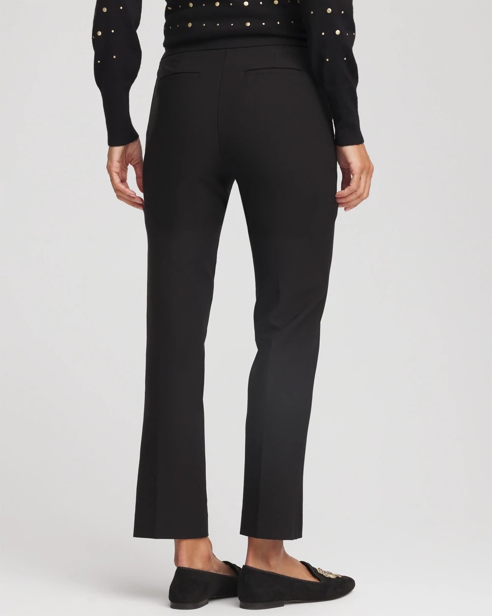 Chico's Women | Petite Juliet Straight Ankle Pants BLACK
