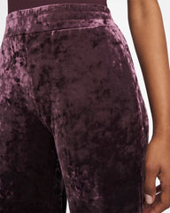 Chico's Women | Petite Crushed Velvet Wide-Leg Pants NIGHT BLOOM