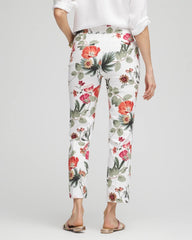 Petite Brigitte™ Slub Cropped Pants