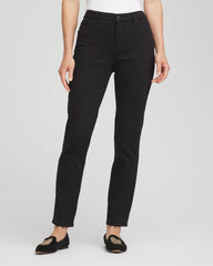 Chico's Women | So Slimming Petite Girlfriend Ankle Jeans BLACK