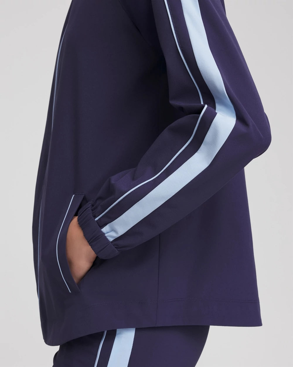 Chico's Women | Zenergy® UPF Piped Jacket PASSPORT BLUE
