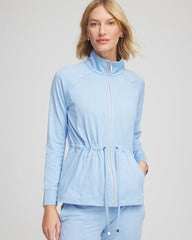 Chico's Women | Zenergy® Cloud Mockneck Jacket CRYSTAL TOPAZ