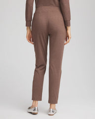 Chico's Women | Zenergy® Cloud Satin Trim Pants WALNUT