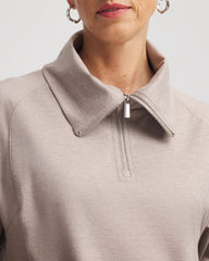 Chico's Women | Zenergy® Cloud Half-Zip Pullover Top ROCKY MOUNTAIN