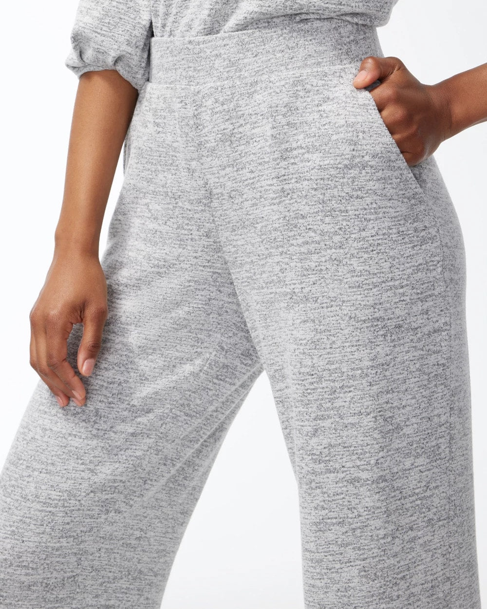 Chico's Women | Petite Zenergy® Soft Essentials Pants SALT AND PEPPER