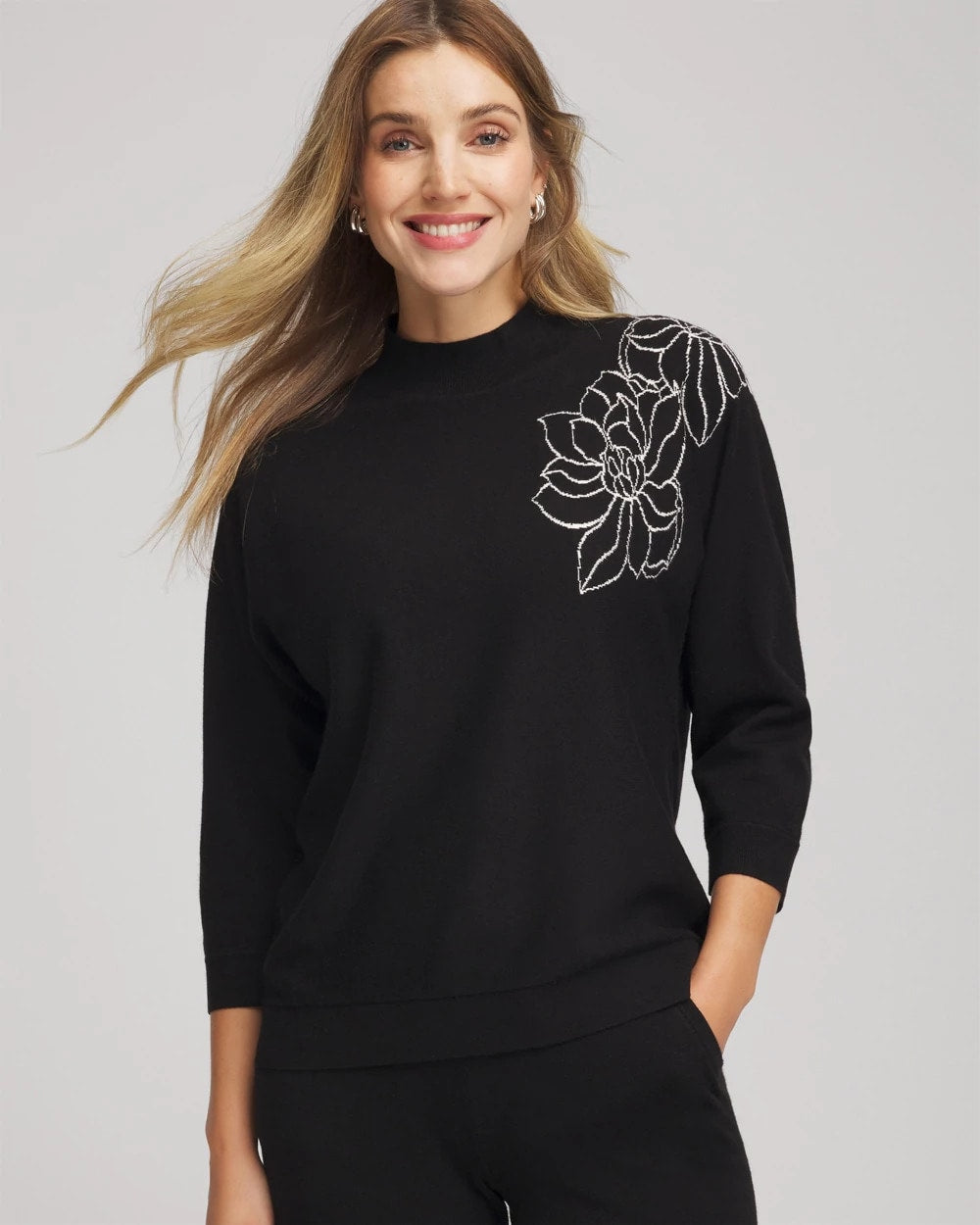 Chico's Women | Zenergy® Luxe Intarsia Sweater