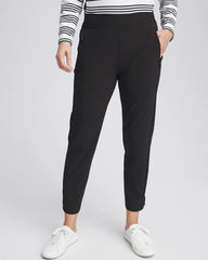 Chico's Women | Zenergy® UPF Rib Mix Ankle Pants BLACK