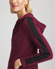 Chico's Women | Zenergy® Double-Knit Contrast Jacket DEEP CHIANTI
