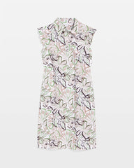 Chico's Women | Zenergy® UPF Knit Floral Polo Dress TIBET TAUPE