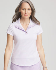 Chico's Women | Zenergy® Striped UPF Short-Sleeve Top VIOLET AURA