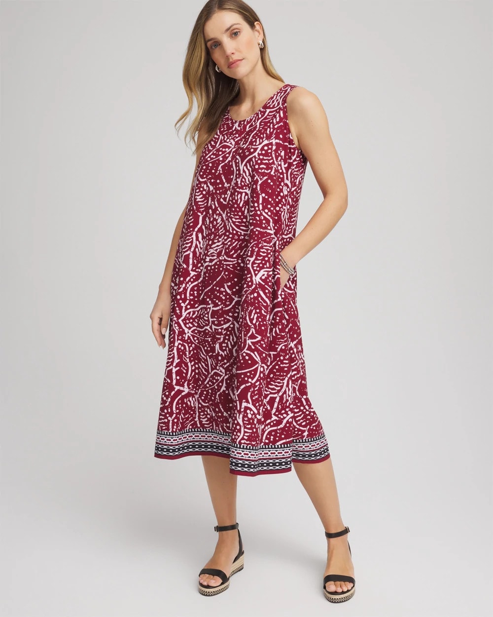 Zenergy® UPF Printed Midi Sports Dress