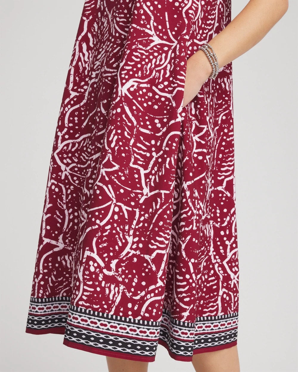 Zenergy® UPF Printed Midi Sports Dress