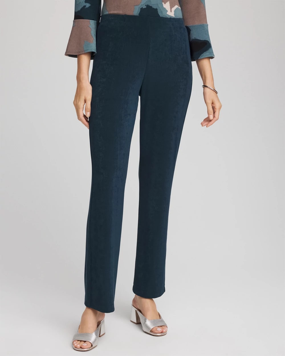 Chico's Women | Travelers™ No Tummy Pants TEAL SHADOW