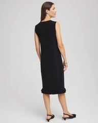 Chico's Women | Travelers™ Fringe Hem Tank Dress TRAVELERS BLACK
