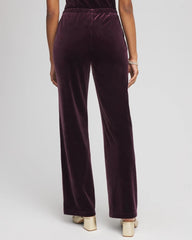 Chico's Women | Travelers™ Velvet No Tummy Pants NIGHT BLOOM