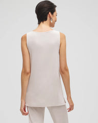 Chico's Women | Travelers™ Classic Side-Slit Tank SMOKEY TAUPE