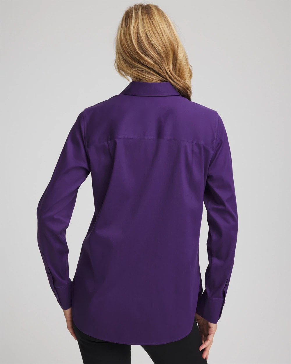 Chico's Women | No Iron™ Stretch Shirt PURPLE ELIXIR