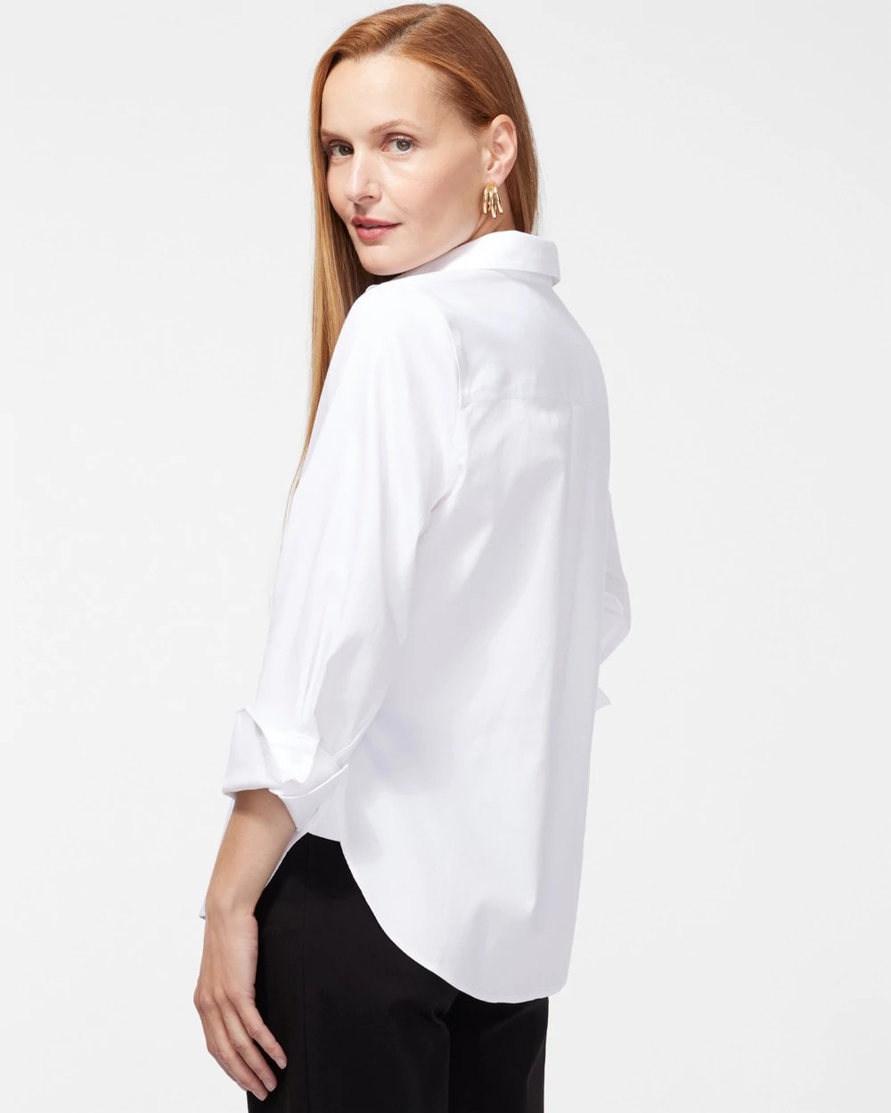 Chico's Women | No Iron™ Stretch Shirt OPTIC WHITE