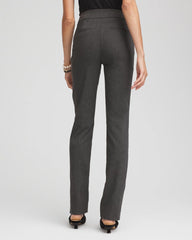 Chico's Women | Brigitte™ Slim Full-Length Pants GRAPHITE HEATHER GRAY