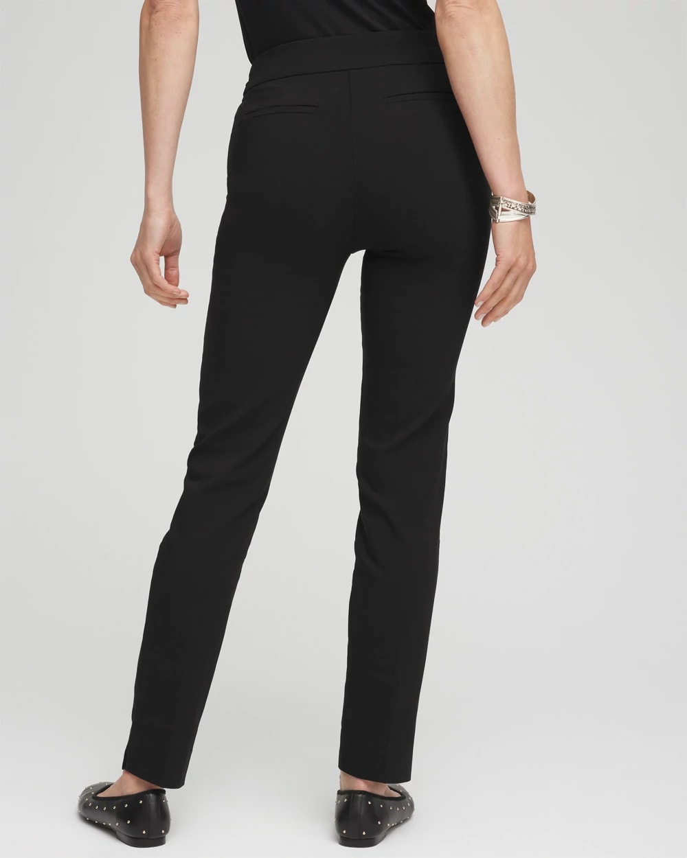 Chico's Women | Brigitte™ Slim Pull-On Ankle Pants BLACK