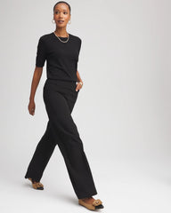 Chico's Women | Brigitte™ Slim Wide-Leg Pants BLACK