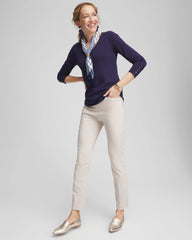 Chico's Women | Brigitte™ Pull-On Slim Rivet Ankle Pants SMOKEY TAUPE