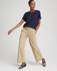 Chico's Women | Brigitte™ Utility Wide-Leg Cropped Pants CAFE AROMA