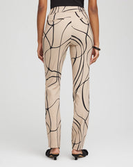 Chico's Women | Brigitte™ Golden Leaf Slim Full-Length Pants CHAMPAGNE FIZZ