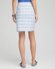 Brigitte™ Plaid Slub Skort