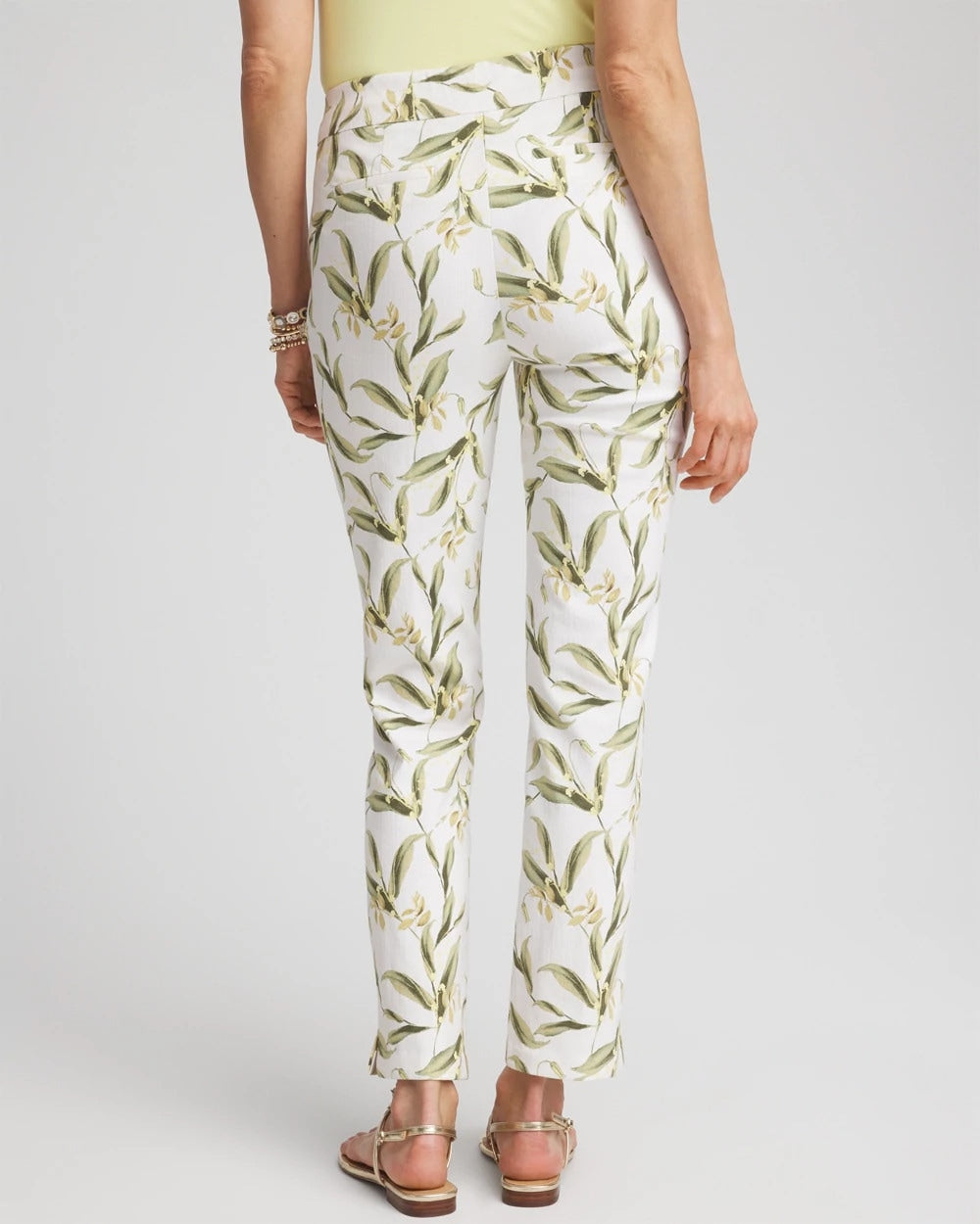 Brigitte™ Slub Slim Ankle Pants