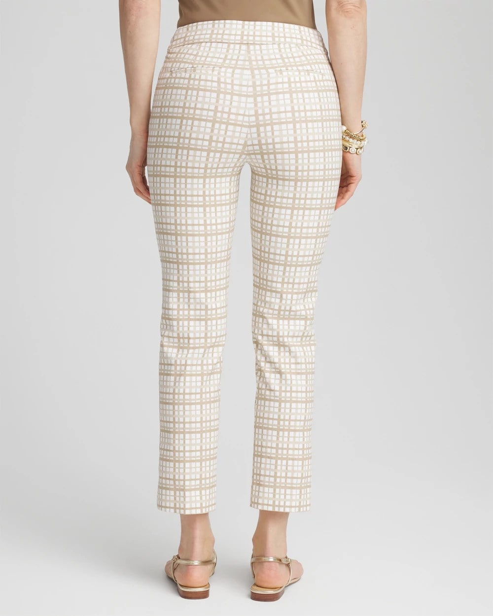 Brigitte™ Plaid Cropped Pants