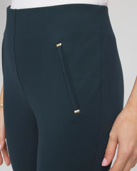 Chico's Women | Juliet Slim Trim Detail Ankle Pants TEAL SHADOW