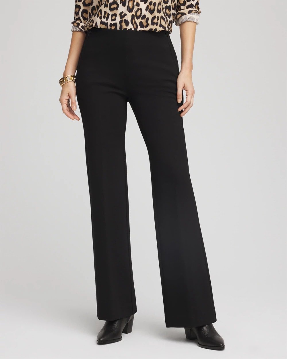Chico's Women | Juliet Wide Full Length Pant BLACK