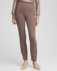Chico's Women | Juliet Embellished Ankle Pants WARM MOCHA