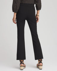 Chico's Women | Lightweight Juliet Flared Ankle Pants BLACK