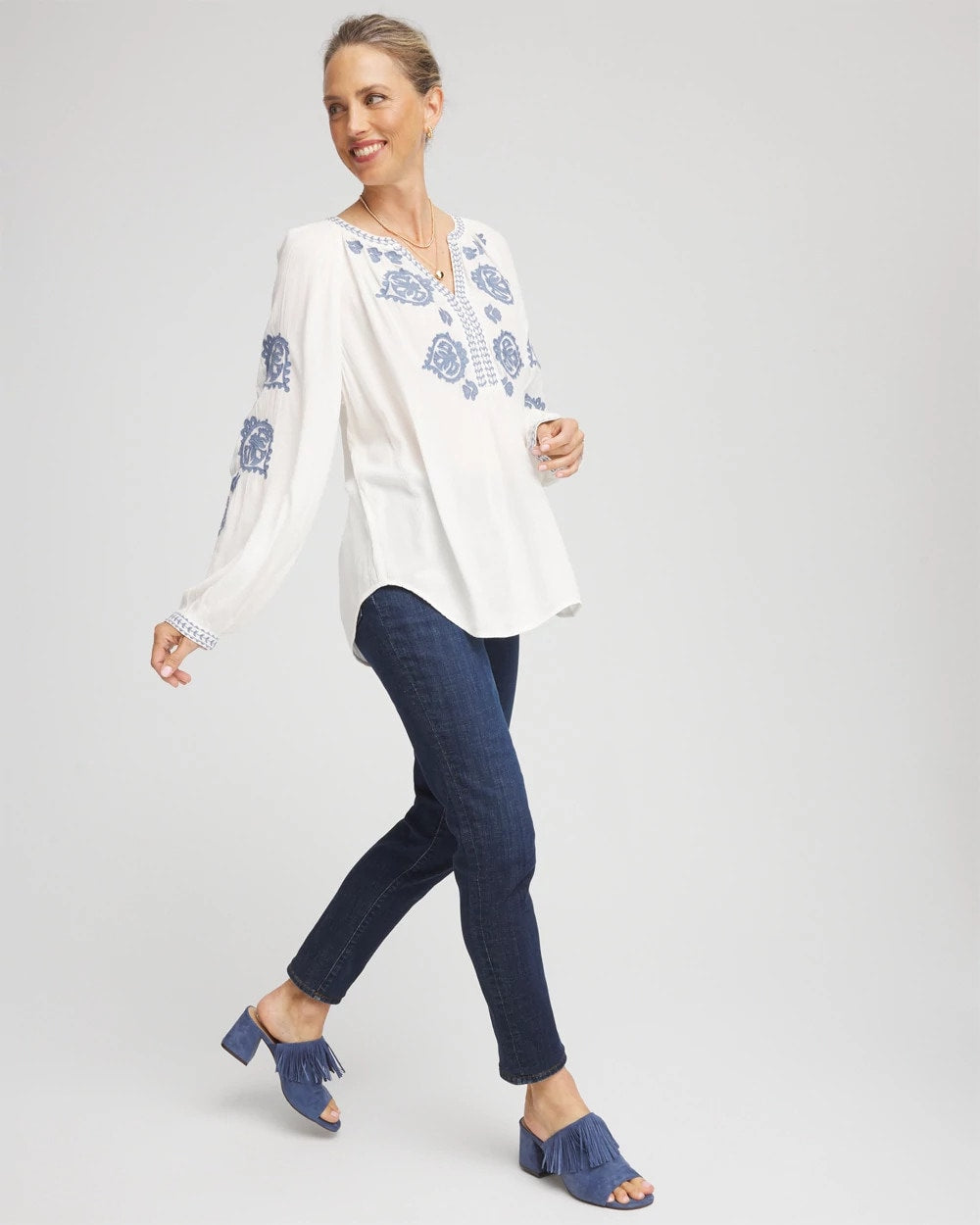 Girlfriend Slim Ankle Jeans