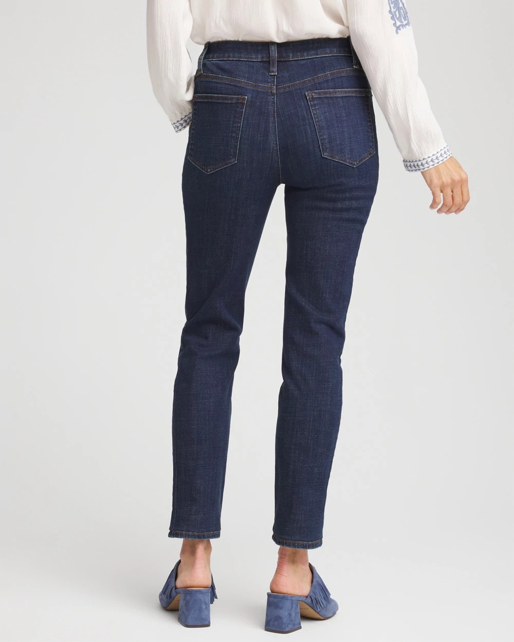 Girlfriend Slim Ankle Jeans