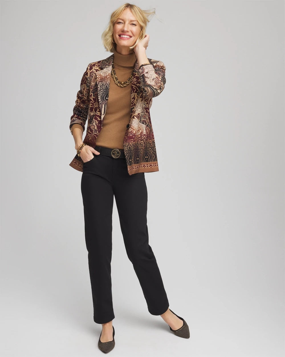 Girlfriend Straight Ankle Jeans