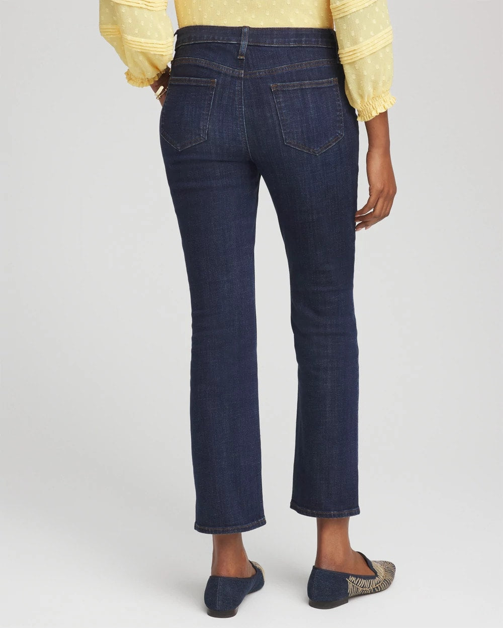 Girlfriend Cropped Flared Jeans