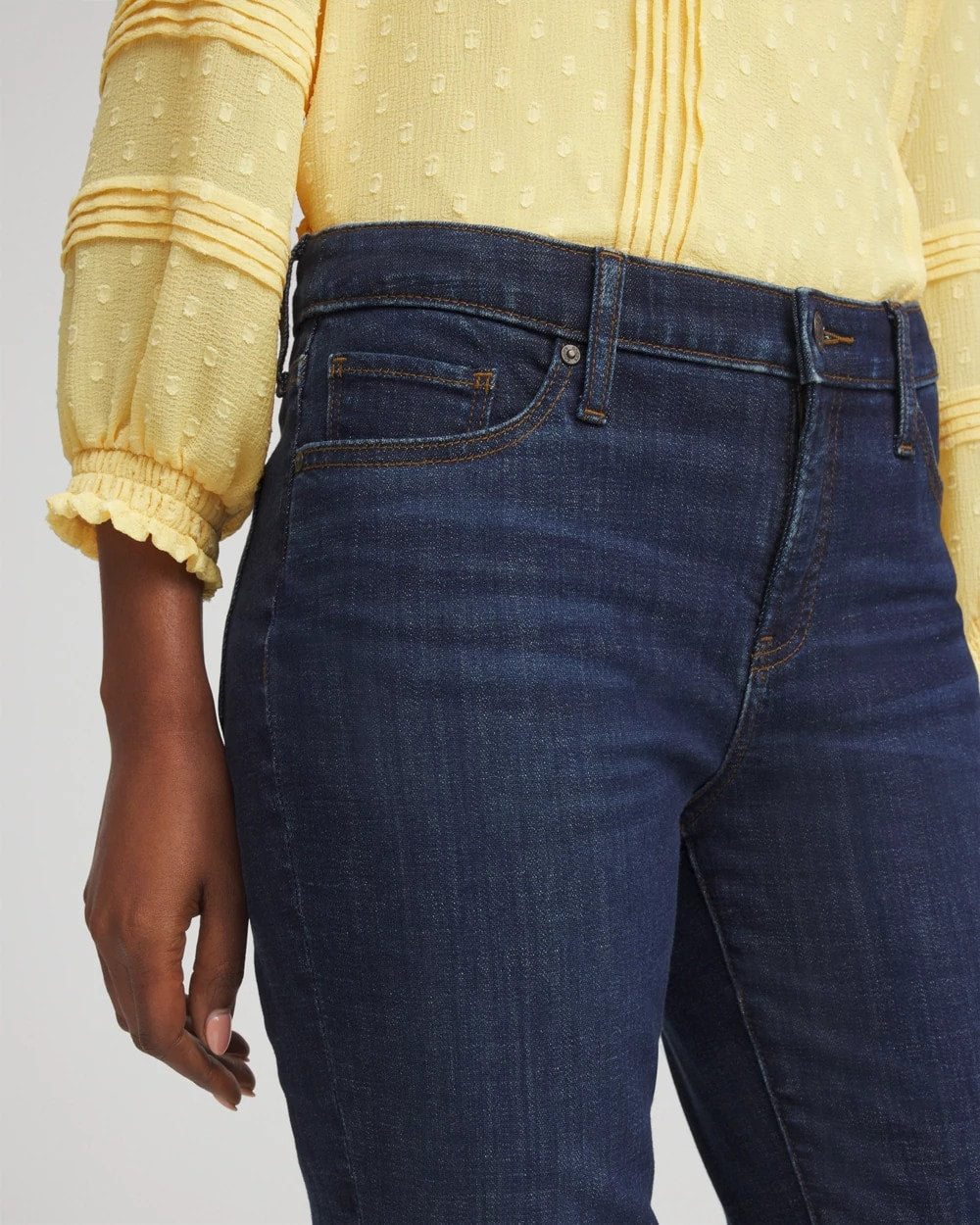 Girlfriend Cropped Flared Jeans